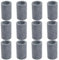 PUERFOCA 12 Stück Schleifsteine für Metall Darts, Sandstein Dart Point Spitzer für Steel Dartpfeile mit Metallspitze, Rund Sharpening Stones für Steel Tip Darts