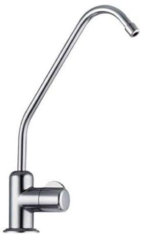 Grifo cromado EUR - 50. 1 carril para equipos de ósmosis inversa. Grifo de agua de ósmosis. Fácil instalación sin necesidad de piezas adicionales. Estándar. Bbagua.