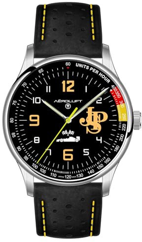 Herren Rennuhr Motorsport Autorennen Automobilennfahrer Uhr Typ 2 F1 Lotus JPS Senna