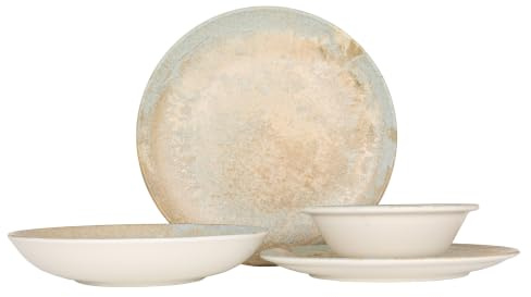 Bonna Juegos de vajilla - Luz - 24 piezas - 6 Personas - Porcelana
