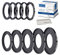 10 Stück 55mm Filterring Adapter-Set,Filter-Metall-Trittringe für alle Marken,UV ND CPL 55-40.5,55-46,55-49mm,55-52mm,55-58mm,55-62mm,55-67mm,55-72mm,55-77mm,55-82mm+Objektivreinigungstuch