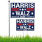 2024 Harris Walzer Yard Schild mit Harris Walz Flagge, 90 x 152 cm, Wahl für Demokratie, Kamala Harris Tim Walz For President Schild 45,7 x 30,5 cm Outdoor-Rasenschild doppelseitig mit H-förmigem