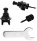 Rayzm Gitarre Strap Locks Button/Gitarrengurt Schlösser mit einem Schraubenschlüssel, Sicherheit Straplocks Rutschfeste Strap Retainer System für Akustik-/Elektro-/Bassgitarre (Schwarz)