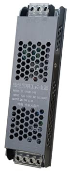 DRJBBODVQ Tira de luz LED de bajo Voltaje Fuente de alimentación CC 24V Fuente de alimentación de Tira Ultrafina Transformador 12V400W(200W-24V)