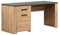 trendteam smart living - Follow - Schreibtisch - Artisan Eiche/Matera - Computertisch mit einem Fach - (BxHxT) 145 x 76 x 70 cm - Vollauszug Schublade