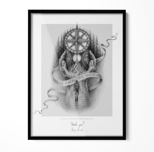 Posterrahmen Schwarzer 60x80 cm Mit Passepartout Für Poster und Bilder Moderne Wandkunst Kunststoffrahmen aus Hochwertigem Material Bruchsicheres Acrylglas Deko für Wand