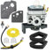 Kit d'entretien carburateur compatible avec moteurs Honda GX25 GX35 avec joints et filtres