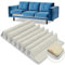 VERONLY Stützpolster Sofa für Durchhängender Sitz,50x170cm Faltbar Saver Kissen Stützbrett Ersatzteile Sofa Stützbretter aus Holz für Meisten 3 Sitzer Sofas(Beige)