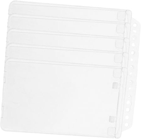 Gadpiparty 5stücke Teiliges Transparente Ausweishalter Robustes Pc-material Geeignet Für Arbeitskarten Visitenkarten Und Id-karten Für Mitarbeiter Studenten Und Ärzte