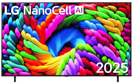 LG TV NANOCELL AI 2025 | 75NANO90| 75'' (189cm) | 4K UHD | HDR10 |webOS 25 | Télécommade AI Magic Remote | Alexa, Google Assistant | Netflix Disney+ Canal+ Prime Video | AirPlay 2 | Couleurs Pures