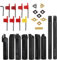 Set di 9 portautensili per tornio con gambo da 16 mm, con inserti in carburo