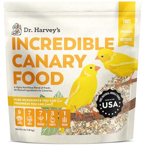 Dr. Harvey de Incroyable Mélange Naturel Nourriture pour canaris, Sac de 1,8 Kilogram