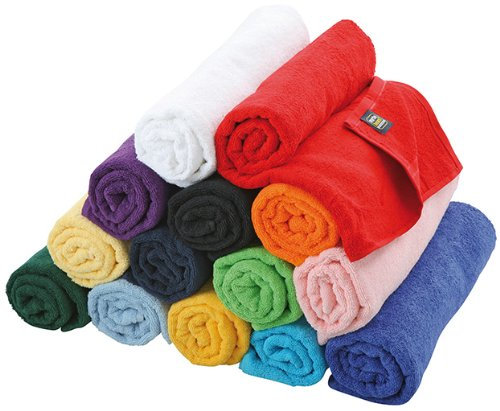 Towel 50 x 100 cm/Myrtle Beach (MB 421), red