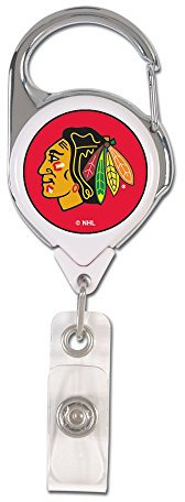 WinCraft NHL Chicago Blackhawks ausziehbarer Premium Ausweishalter, Team-Farbe, Einheitsgröße