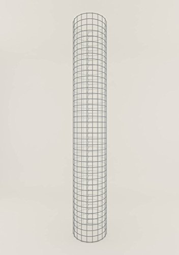 GABIONENSÄULE env. 32 cm, Hauteur : 200 cm-Largeur de Maille 5 x 5 cm-gabione Colonne