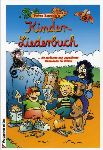 Logistikzentrum Voggenreiter Verlag GmbH KINDERLIEDERBUCH - arrangiert für Gitarre - mit Tabulator - mit CD [Noten/Sheetmusic] Komponist: Bursch Peter
