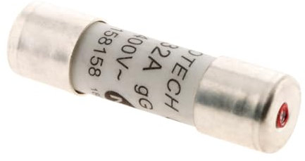 Lot de 3 fusibles céramique 10,3x 38-32A avec voyant NF - Zenitech