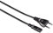 Hama Mains Lead, European standard, 0.75 m, black 0.75m Nero cavo di alimentazione