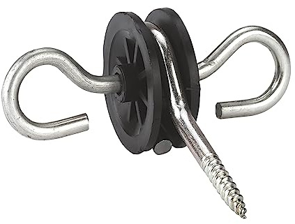 Corral - Gate Handle Insulator, Galvanized, 2 Hooks, 6 Pcs/Bl.