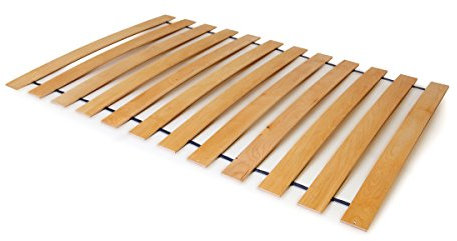 moebel-eins ACHAT Lattenrost Rollrost, Federleisten aus Stabiler Buche, TÜV Zertifiziert, 100 x 200