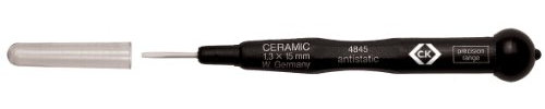 C.K T4845 09 Tournevis en céramique 0,9 x 15 mm