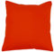 Hans-Textil-Shop Kissenbezug 40x40 cm Uni Orange Baumwolle Dekokissen Kissenhülle Couchkissen Sofakissen Deko Reißverschluss