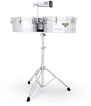 Latin Percussion, Timbales Matador, 14 et 15, chromé, M257