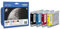 Brother Tintenpatronen Value Pack (Viererpack, Farbe: cyan / gelb / magenta / schwarz) für Lc1000