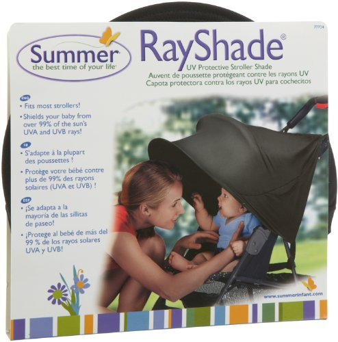 RayShade Sonnensegel/Sonnenschutz für den Buggy, schwarz