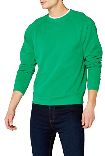 Fruit of the Loom Herren Sweatshirt Gr. L (Herstellergröße: Large) Grün - Kelly Green