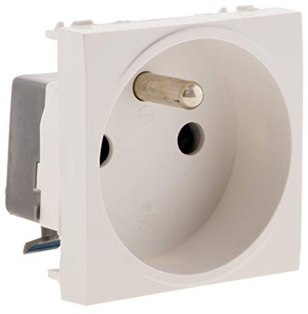 Zenitech - Prise 2P+T connexion auto - Moteur seul - Blanc - Simplea