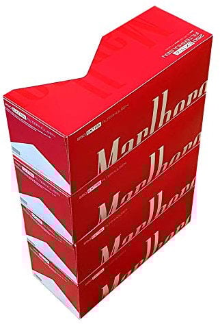 Philip Morris 1000 Marlboro Red EXTRA (4 x 250er Hülsen) Filterhülsen,Zigarettenhülsen