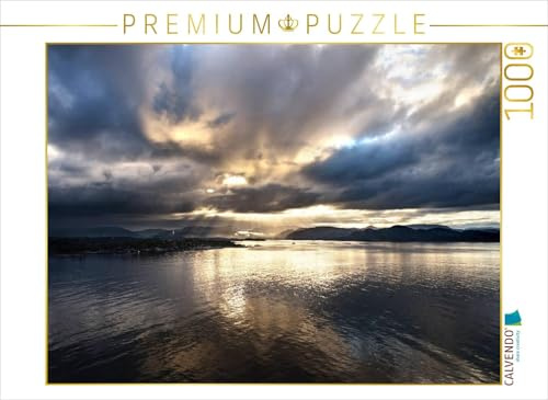 CALVENDO Puzzle Guten Morgen Norwegen | 1000 Teile Lege-Größe 64 x 48 cm Foto-Puzzle für glückliche Stunden