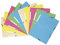 Exacompta 55550E 10er Pack Premium Einschlagmappen Pastell. Aus extra starkem Colorspan-Karton 3 Innenklappen und 2 Gummizügen DIN A4 farbig sortiert Sammelmappe Dokumentenmappe für Büro und Schule