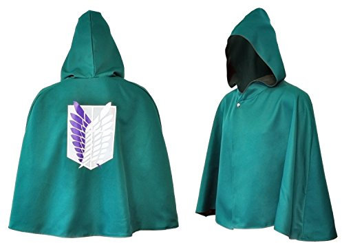 Aufklärungstrupp Cosplay Umhang | Grüner Mantel für Attack on Titan Fans | Größe: M