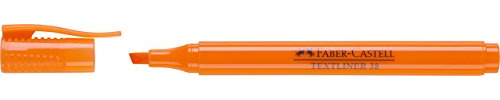 Faber-Castell 157715 Box of 10 Textliner 38 Fluorescent Markers Orange