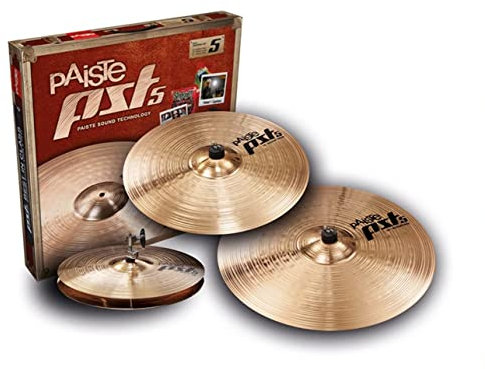 Paiste PST5 CymbalSet Universal, 14HH, 16C, 20R - Set di piatti per batteria