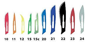 GIMA - LAME GIMA INOX STERILI - conf. 100 pz. - N.10