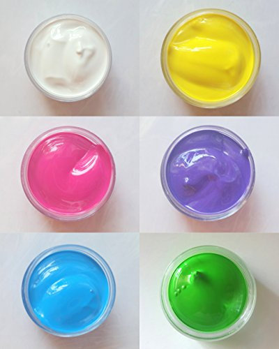 New Nail Art Acrylic Paint Set of 6 for One Stroke Nail Art Manicure Accessories Artificial