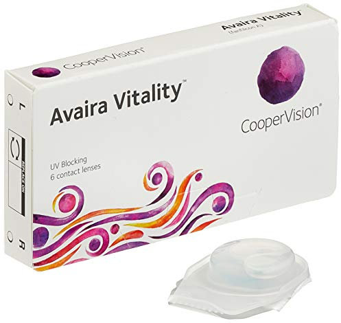 Avaira Vitality spheric, Monatslinsen weich, 6 Stück / BC 8.4 mm / DIA 14.2 mm / -12 Dioptrien