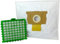 10 Staubsaugerbeutel + 1 HEPA-Filter für Rowenta RO5729 DA, RO5787 Silence Force Extreme (Compact Animal Care Pro) von Microsafe