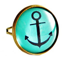 Ladyville Großer Ring - Anker blau