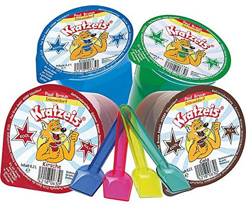 Braun Kratzeis sortiert 10 Becher je 0,2L
