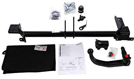 Westfalia Gancio Traino Rimovibile per Range Rover Evoque inclusi Cabrio, L538, 09/2011-12/2018
