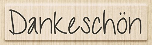 Knorr Prandell 211800620 Knorr prandell 211800620 Stempel aus Holz (Danke) Motivgröße 8 x 1,7 cm , Motiv: Dankeschön