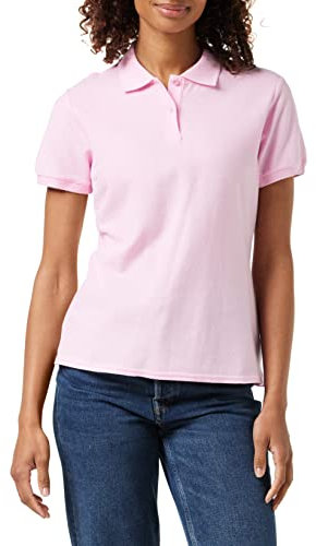 Fruit of the Loom Women's Premium Polo Shirt, Light Pink, 16 (Manufacturer Size:X-Large)
