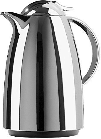 Emsa 624151600 Isolierkanne | 1,5 Liter | Aroma Diamond | Quick Tip Verschluss | 100% dicht | Chrom | Auberge