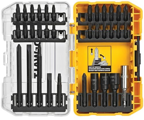 DEWALT Impact Driver, Screwdriver Bit Set, 34-Piece (DW2153)