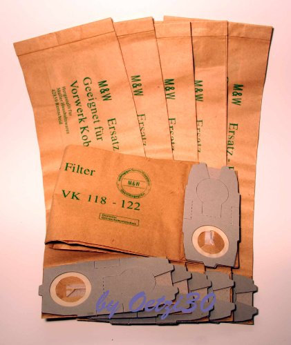 10 Staubsaugerbeutel geeignet Vorwerk Kobold 118, 119, 120, 121, 122