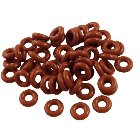 sourcing map 50 Stücke rot Silikon Öldichtung O-Ring Dichtung Ring 3mm x 8mm x 2.5mm